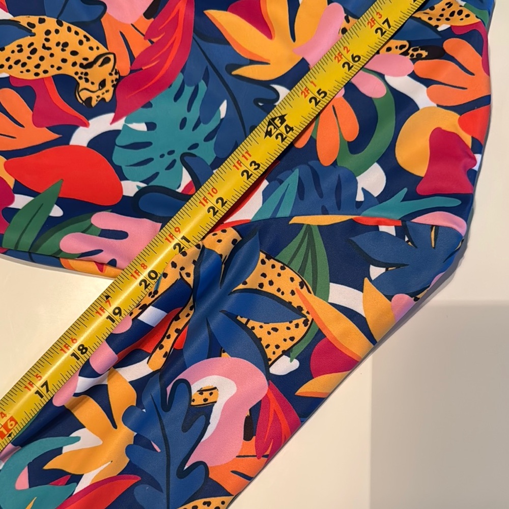 Colorful Women's Long Sleeve One Piece Swimsuit - Picture 9 of 10